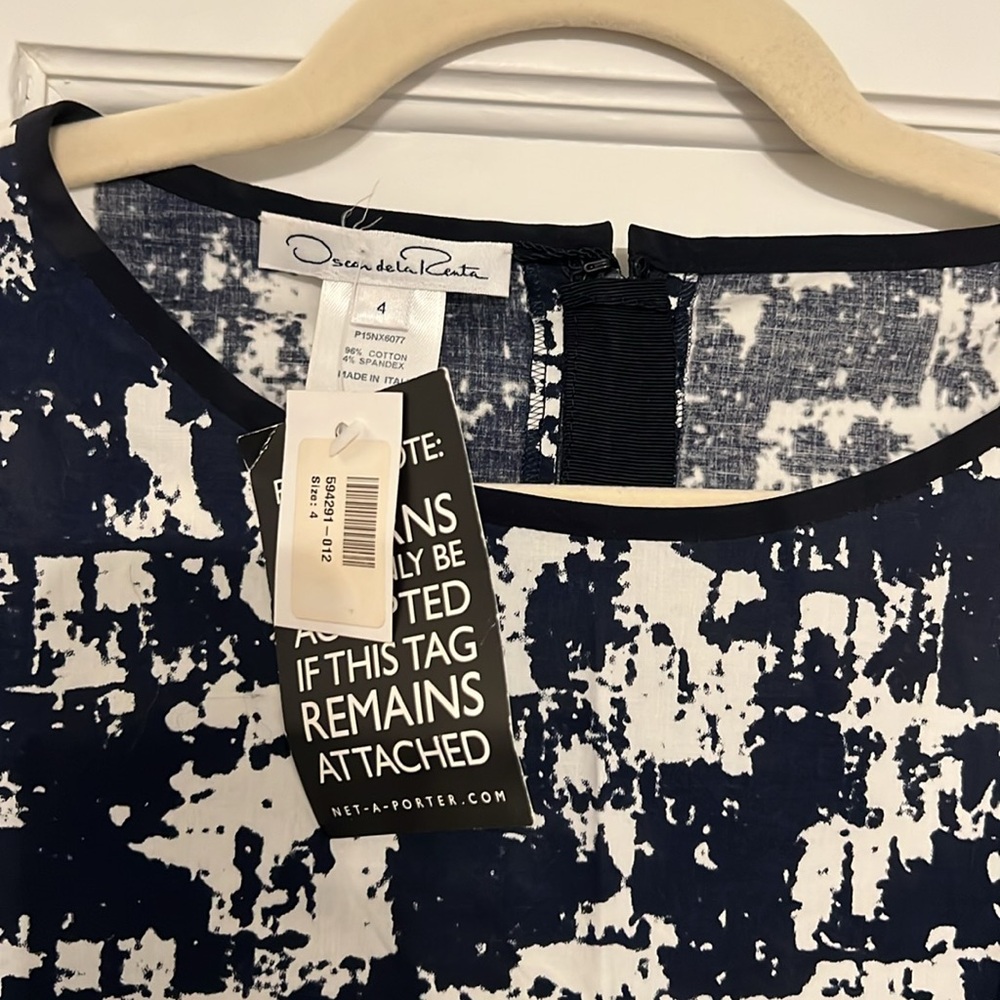 Oscar de La Renta short sleeve dress - Picture 2 of 4